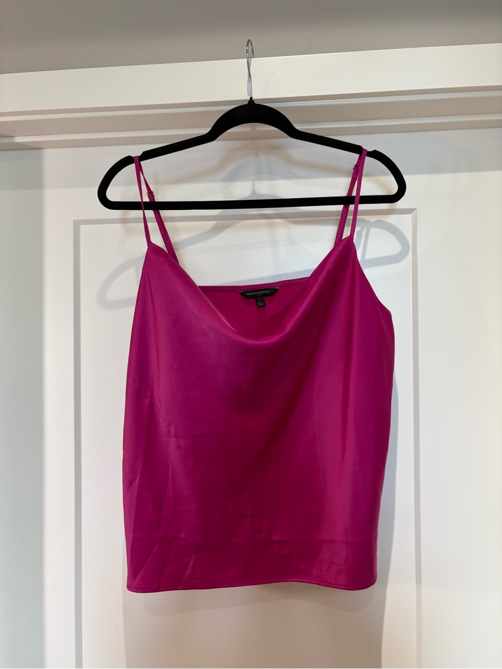 Banana Republic Magenta Cowl Neck Camisole
